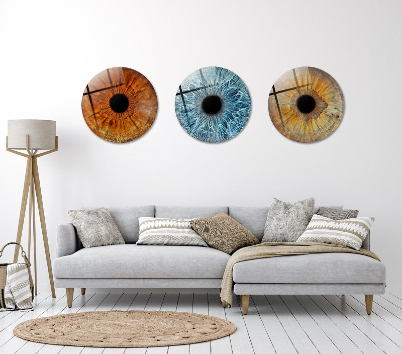 Acryl Iris Cirkel | Natural