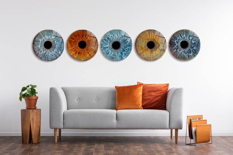 Acryl Iris Cirkel | Natural
