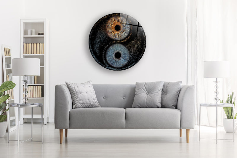 Acryl Iris Cirkel | Ying Yang