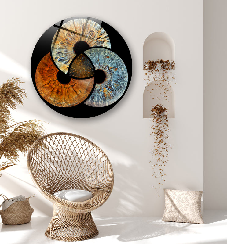 Acryl Iris Cirkel | Ying Yang